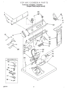02 - Section parts for Whirlpool Dryer LEC8858EZ1 from AppliancePartsPros.com