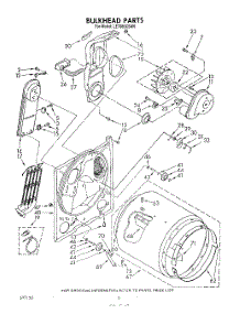 04 - Section parts for Whirlpool Dryer LE7080XSW0 from AppliancePartsPros.com