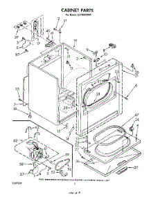 02 - Section parts for Whirlpool Dryer LE7800XSW1 from AppliancePartsPros.com