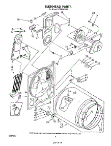 04 - Section parts for Whirlpool Dryer LE7800XSW1 from AppliancePartsPros.com