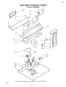 04 - Section parts for Whirlpool Dryer LE6400XKW0 from AppliancePartsPros.com