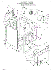 02 - Section parts for Whirlpool Dryer LER5644EZ0 from AppliancePartsPros.com