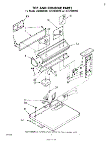 02 - Section parts for Whirlpool Dryer LE5700XKW0 from AppliancePartsPros.com