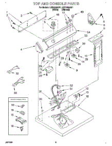 02 - Section parts for Whirlpool Dryer LER7858AN1 from AppliancePartsPros.com