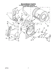 04 - Bulkhead parts for Whirlpool Dryer LGR5624DZ0 from AppliancePartsPros.com