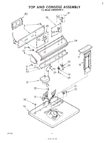 03 - Section parts for Whirlpool Dryer LE5530XKW0 from AppliancePartsPros.com
