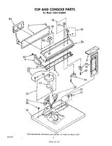 02 - Section parts for Whirlpool Dryer 3LE5710XMW2 from AppliancePartsPros.com