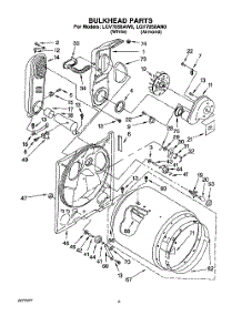 03 - Bulkhead parts for Whirlpool Dryer LGV7858AW0 from AppliancePartsPros.com