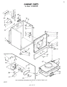 02 - Section parts for Whirlpool Dryer LE7800XKW0 from AppliancePartsPros.com