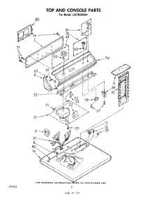03 - Section parts for Whirlpool Dryer LE5780XKW1 from AppliancePartsPros.com