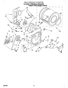 03 - Section parts for Whirlpool Dryer LER4624DZ0 from AppliancePartsPros.com