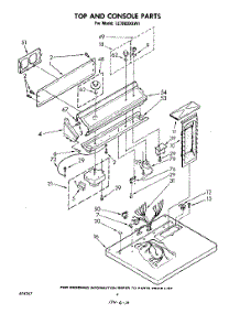 03 - Section parts for Whirlpool Dryer LE7800XKW1 from AppliancePartsPros.com
