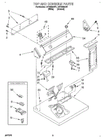 02 - Section parts for Whirlpool Dryer LET6638AN1 from AppliancePartsPros.com