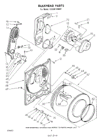 04 - Bulkhead, Literature And Optional parts for Whirlpool Dryer CG2501XMW1 from AppliancePartsPros.com