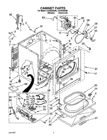 02 - Section parts for Whirlpool Dryer LGV5638AW0 from AppliancePartsPros.com
