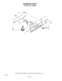 04 - Console parts for Whirlpool Dryer 3CE2110XMW0 from AppliancePartsPros.com