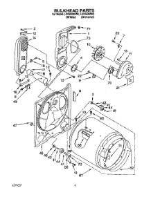 03 - Section parts for Whirlpool Dryer LGV5638AW0 from AppliancePartsPros.com