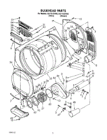 02 - Bulkhead, Lit / Optional parts for Whirlpool Dryer CG1751XYN0 from AppliancePartsPros.com