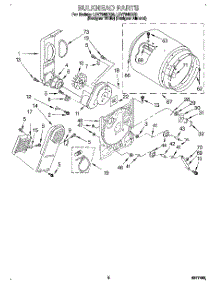 03 - Section parts for Whirlpool Dryer LEV7848DZ0 from AppliancePartsPros.com