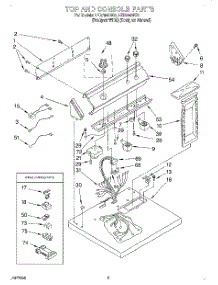 02 - Section parts for Whirlpool Dryer LER7848DZ1 from AppliancePartsPros.com