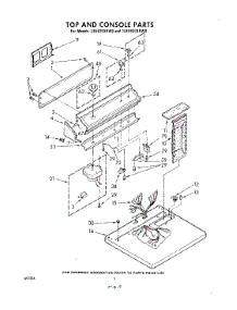 02 - Section parts for Whirlpool Dryer LE5920XKW0 from AppliancePartsPros.com