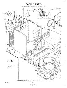 03 - Section parts for Whirlpool Dryer LE5920XKW0 from AppliancePartsPros.com