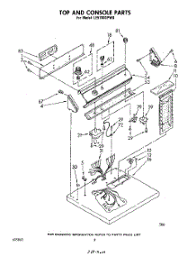 02 - Section parts for Whirlpool Dryer LE5700XPW0 from AppliancePartsPros.com