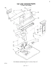 02 - Section parts for Whirlpool Dryer 3LE5710XMW0 from AppliancePartsPros.com