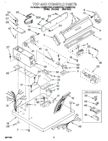 02 - Section parts for Whirlpool Dryer CE2950XYG2 from AppliancePartsPros.com