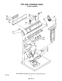 03 - Section parts for Whirlpool Dryer LE6090XSW0 from AppliancePartsPros.com