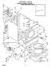02 - Section parts for Whirlpool Dryer LER7646AQ1 from AppliancePartsPros.com
