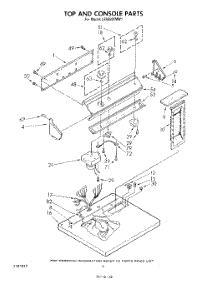 03 - Section parts for Whirlpool Dryer LE5650XMW1 from AppliancePartsPros.com