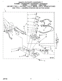 03 - 694670 Burner Assembly parts for Whirlpool Dryer LGV4624BN0 from AppliancePartsPros.com