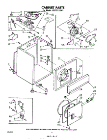 03 - Section parts for Whirlpool Dryer LG5751XKW1 from AppliancePartsPros.com