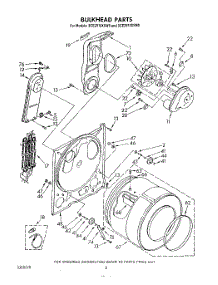 02 - Section parts for Whirlpool Dryer 3CE2910XSW0 from AppliancePartsPros.com