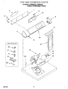 02 - Section parts for Whirlpool Dryer LEE9848BZ2 from AppliancePartsPros.com