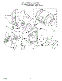 03 - Section parts for Whirlpool Dryer LER5634EQ0 from AppliancePartsPros.com