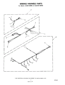 06 - Wiring Harness parts for Whirlpool Dryer CG2501XMW0 from AppliancePartsPros.com