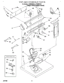 02 - Section parts for Whirlpool Dryer LER8858DZ0 from AppliancePartsPros.com