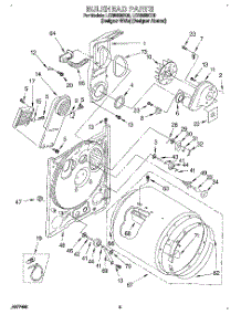 03 - Section parts for Whirlpool Dryer LER8858DZ0 from AppliancePartsPros.com