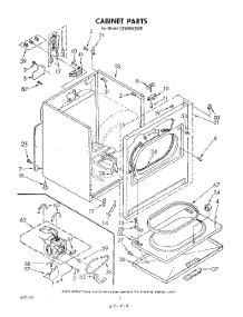 02 - Section parts for Whirlpool Dryer LE6880XSW0 from AppliancePartsPros.com