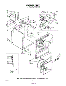03 - Section parts for Whirlpool Dryer GLE7900XKW0 from AppliancePartsPros.com