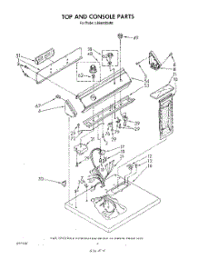 03 - Section parts for Whirlpool Dryer LE6880XSW0 from AppliancePartsPros.com