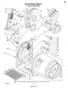 04 - Bulkhead parts for Whirlpool Dryer LG9806XPW0 from AppliancePartsPros.com
