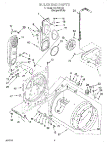 03 - Bulkhead parts for Whirlpool Dryer LGL7646EQ0 from AppliancePartsPros.com