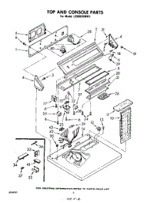 02 - Section parts for Whirlpool Dryer LE9800XMW1 from AppliancePartsPros.com