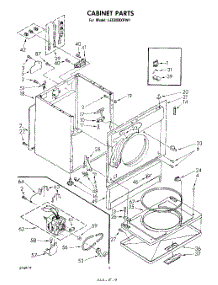 02 - Section parts for Whirlpool Dryer LE5800XPW1 from AppliancePartsPros.com