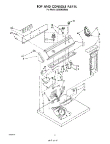 03 - Section parts for Whirlpool Dryer LE5800XPW1 from AppliancePartsPros.com