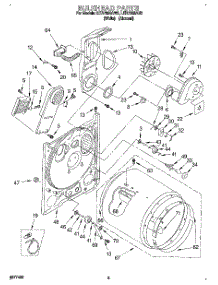 03 - Section parts for Whirlpool Dryer LER7858AN2 from AppliancePartsPros.com