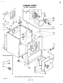 02 - Section parts for Whirlpool Dryer LE3000XMW0 from AppliancePartsPros.com
